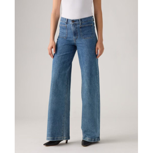 Vaquero recto de mujer 728™ Tailored High Rise Wide Leg Azul