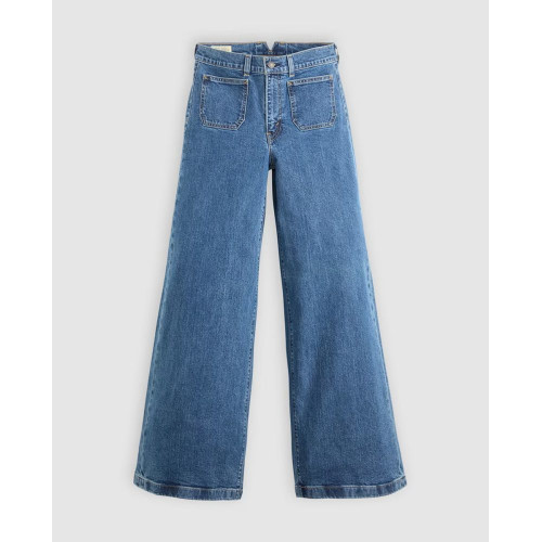 Vaquero recto de mujer 728™ Tailored High Rise Wide Leg Azul