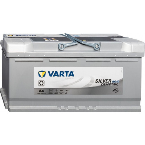 VARTA A4 Silver Dynamic AGM 12V 105Ah