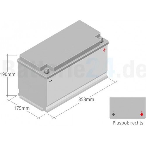 VARTA A5 Silver Dynamic AGM 12V 95Ah