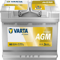VARTA A6 Silver Dynamic AGM 12V 80Ah