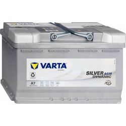 VARTA A7 Silver Dynamic AGM 12V 70Ah