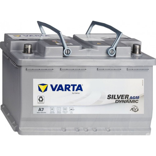VARTA A7 Silver Dynamic AGM 12V 70Ah