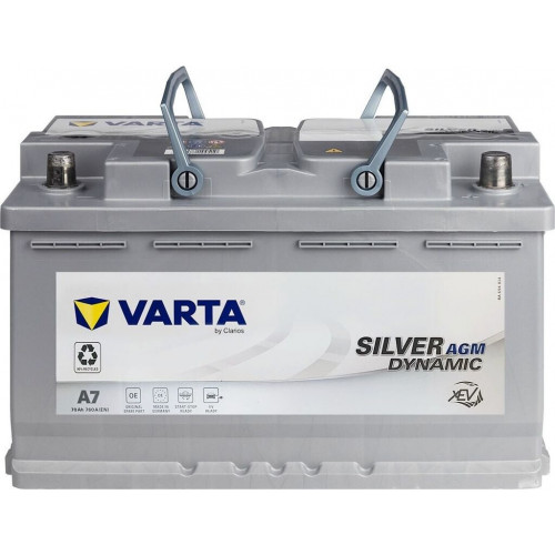 VARTA A7 Silver Dynamic AGM 12V 70Ah