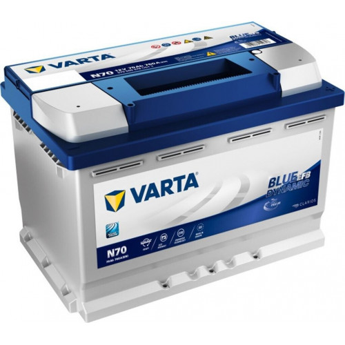 VARTA Blue Dynamic EFB 12V 70Ah N70