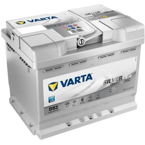 VARTA Silver Dynamic AGM 12V 60Ah D52