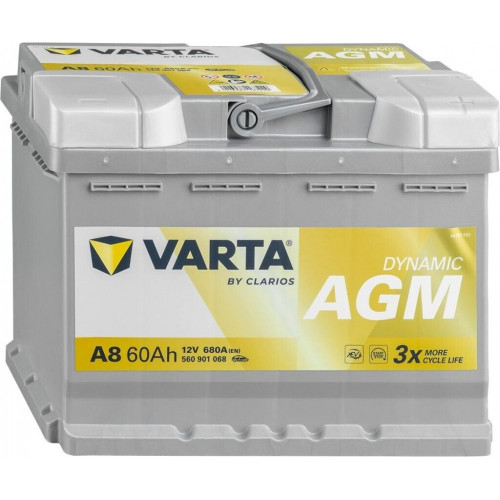 VARTA Silver Dynamic AGM 12V 60Ah D52