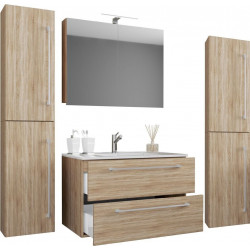 VCM 5 pcs. Washing area washbasin set washbasin Badinos SC (915093)