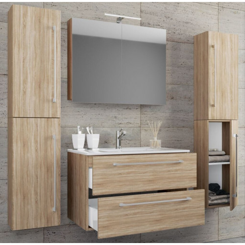 VCM 5 pcs. Washing area washbasin set washbasin Badinos SC (915093)