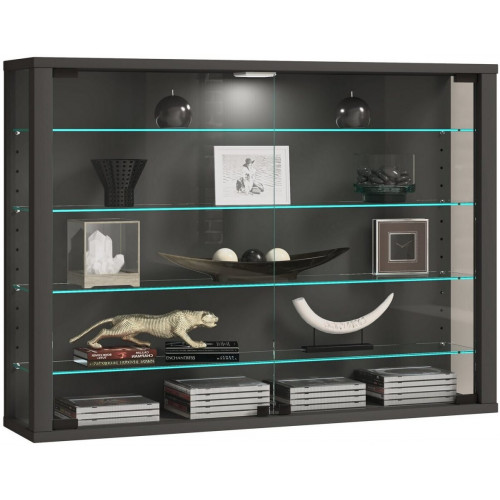 VCM Wall showcase hanging showcase glass showcase Vitrosa L 60x83x18 cm (919075)