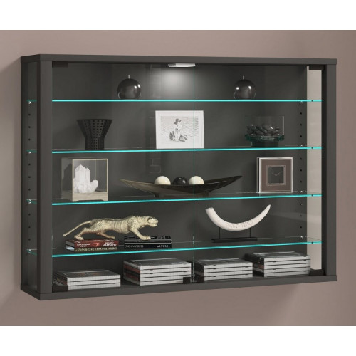 VCM Wall showcase hanging showcase glass showcase Vitrosa L 60x83x18 cm (919075)