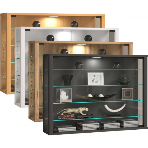 VCM Wall showcase hanging showcase glass showcase Vitrosa L 60x83x18 cm (919075)