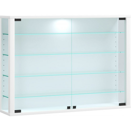 VCM Wall showcase hanging showcase glass showcase Vitrosa L 60x83x18 cm (919075)