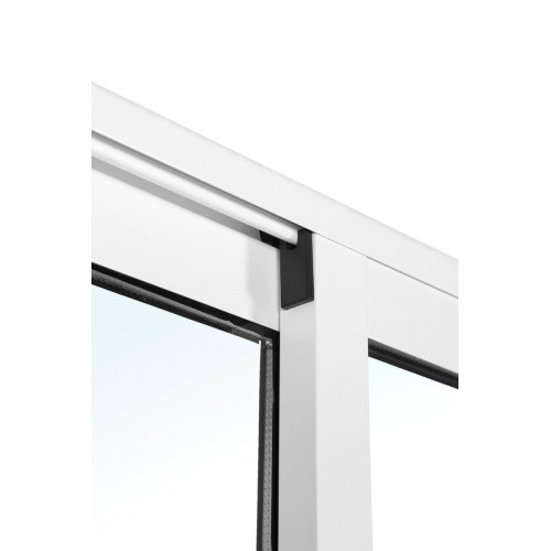 Ventana aluminio ISOXA corredera con persiana de 100x100 cm