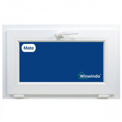 Ventana PVC Reforzado 800x500 Blanca Oscilante | Mate – Perfil Aluplast