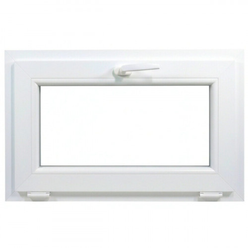 Ventana PVC Reforzado 800x500 Blanca Oscilante | Mate – Perfil Aluplast