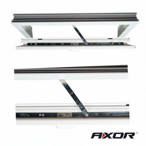 Ventana PVC Reforzado 800x500 Blanca Oscilante | Mate – Perfil Aluplast