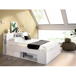 Vente-unique Leandre 140x190cm White