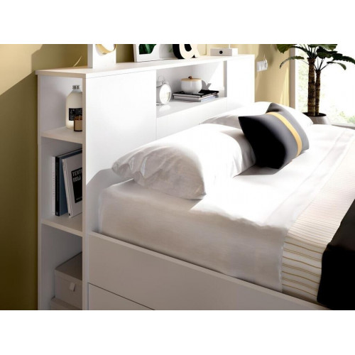 Vente-unique Leandre 140x190cm White