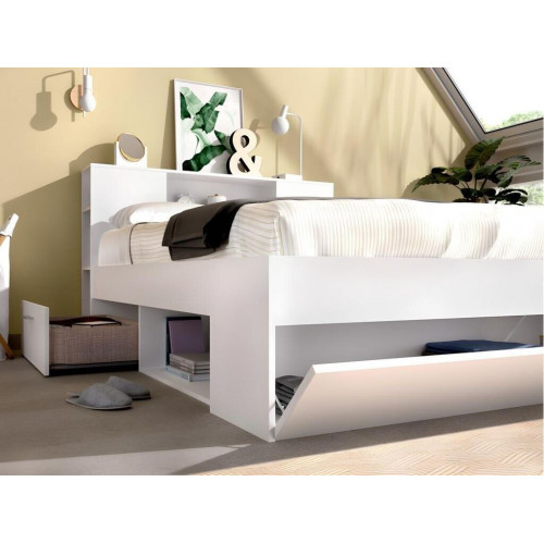 Vente-unique Leandre 140x190cm White