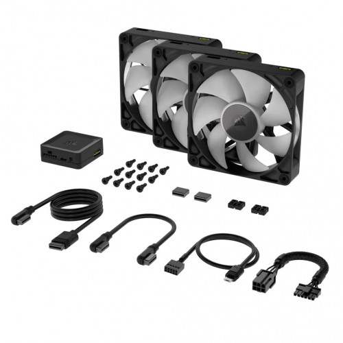 VENTILADOR CAJA CORSAIR RX RGB SERIES iCUE LINK RX120 RGB TRIPLE PACK CO-9051018-WW