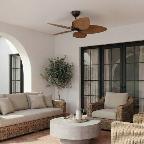 Ventilador de techo Alma luz · Sulion madera