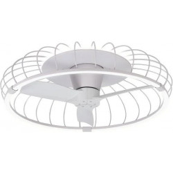 Ventilador de techo blanco con luz Nature
