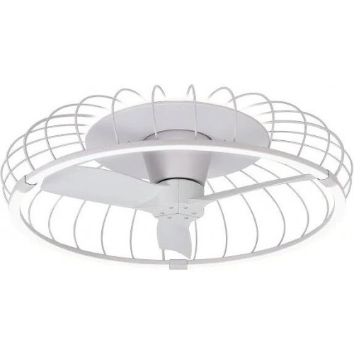 Ventilador de techo blanco con luz Nature