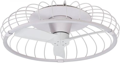 Ventilador de techo blanco con luz Nature