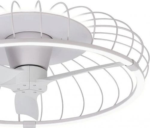 Ventilador de techo blanco con luz Nature