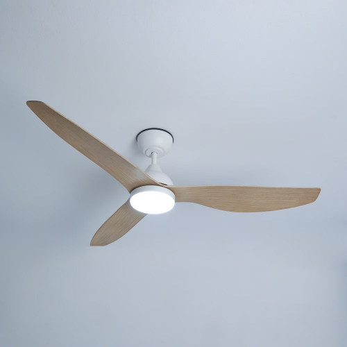 Ventilador de techo con luz LED y motor DC Natural New Tull Sulion Natural