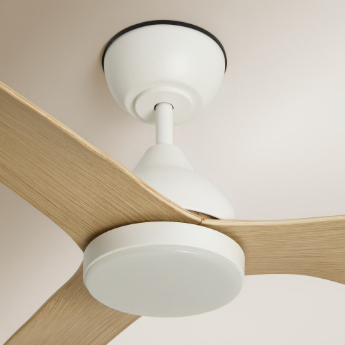 Ventilador de techo con luz LED y motor DC Natural New Tull Sulion Natural