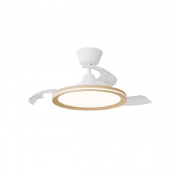 Ventilador de techo con luz silencioso DC 22W con mando ø89 cm Astro SULION blanco luz CCT 3 aspas retráctiles tipo lámpara| 6 velocidades| modo verano/invierno| recomendado para <13m²