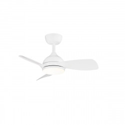 Ventilador de techo con luz silencioso DC 25W con mando ø75 cm Sunset Wifi SULION blanco luz CCT 3 aspas| 6 velocidades| modo verano/invierno| recomendado para <13m²