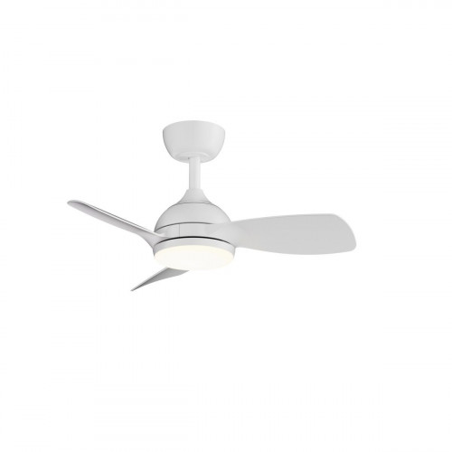 Ventilador de techo con luz silencioso DC 25W con mando ø75 cm Sunset Wifi SULION blanco luz CCT 3 aspas| 6 velocidades| modo verano/invierno| recomendado para <13m²