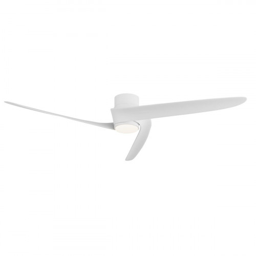 Ventilador de techo con luz silencioso DC 30W con mando WiFi/ APP ø122 cm Groenland MANTRA blanco luz CCT 3 aspas| 8 velocidades| modo verano/invierno| brisa| recomendado de 13 a 20m²