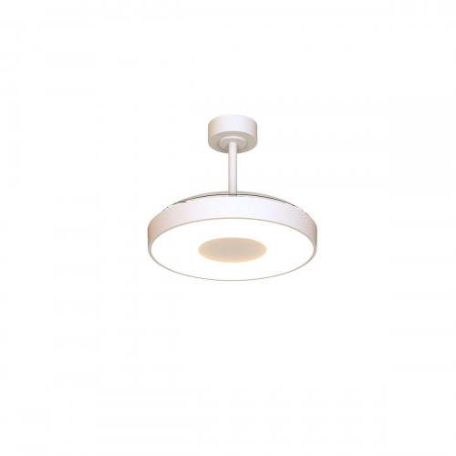 Ventilador de techo con luz silencioso DC 30W con mando y app ø106 cm Coin Fan Smart MANTRA blanco luz CCT 3 aspas retráctiles tipo lámpara| 8 velocidades| modo verano/invierno| brisa| recomendado de 13 a 20m²
