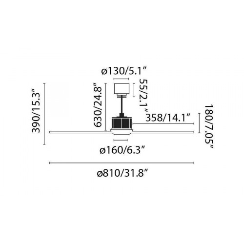 Ventilador de techo Faro Fan