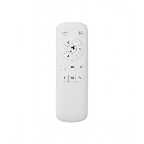 Ventilador de techo S con luz LED y motor DC Fornells Blanco