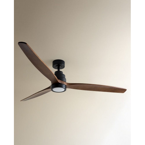 Ventilador de techo XL con luz LED y motor DC Son Bou Marrón