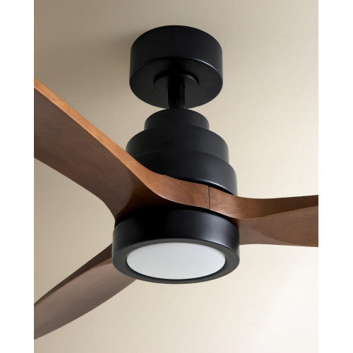 Ventilador de techo XL con luz LED y motor DC Son Bou Marrón