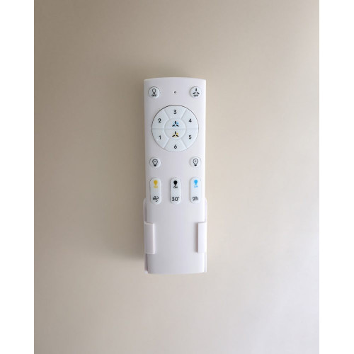 Ventilador de techo XL con luz LED y motor DC Son Bou Marrón