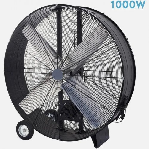 Ventilador Industrial Maximum 1000w Negro