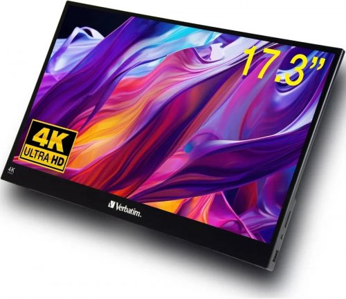 Verbatim PMT-17-4k Monitor Portátil Táctil 17.3