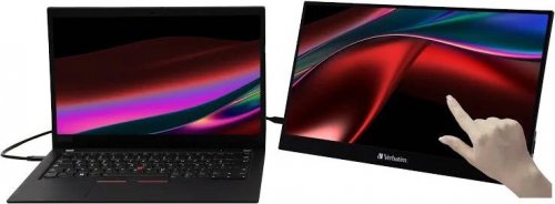 Verbatim PMT-17-4k Monitor Portátil Táctil 17.3