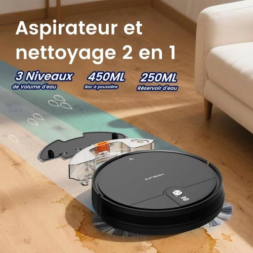 Versión en español — l6 robot aspirateur laveur 2 en 1 aspirateur robot laveur