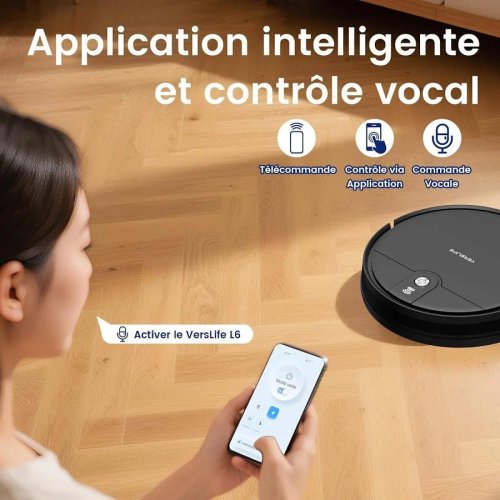 Versión en español — l6 robot aspirateur laveur 2 en 1 aspirateur robot laveur