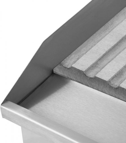 VERTES Plancha Grill Eléctrica 3000W Superficie de Cocción Con Ranuras 55x35cm