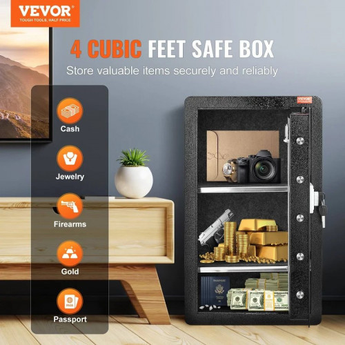 Vevor Caja Fuerte de una sola puerta de 99 l