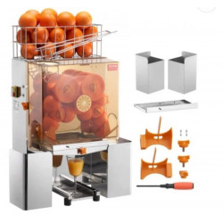 VEVOR Exprimidor Eléctrico Profesional 120w Para Naranja Pomelo Con Filtro Y Grifo Para Restaurantes Cafeterías Fruterías